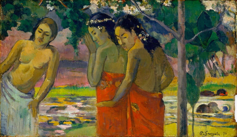 Paul Gauguin, Trois Tahitiennes, 1896