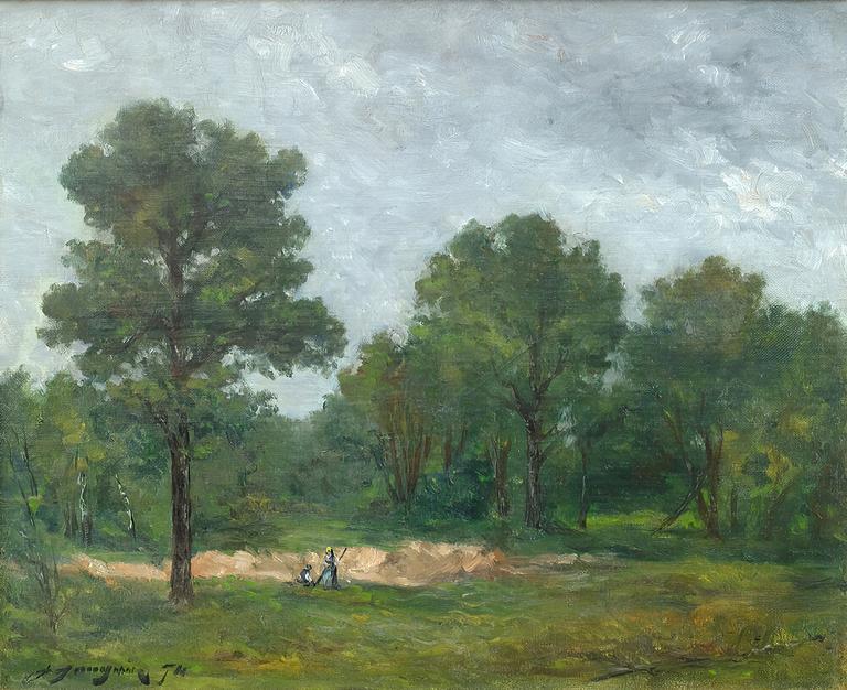 Catalogue raisonné, Paul Gauguin, Clairière, 1874