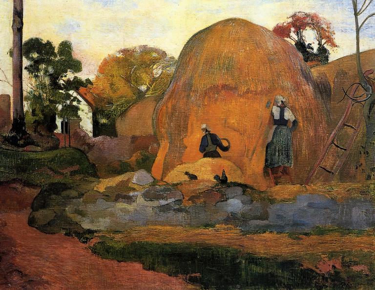 Catalogue raisonné, Paul Gauguin, Les meules jaunes ou La Moisson blonde, 1889