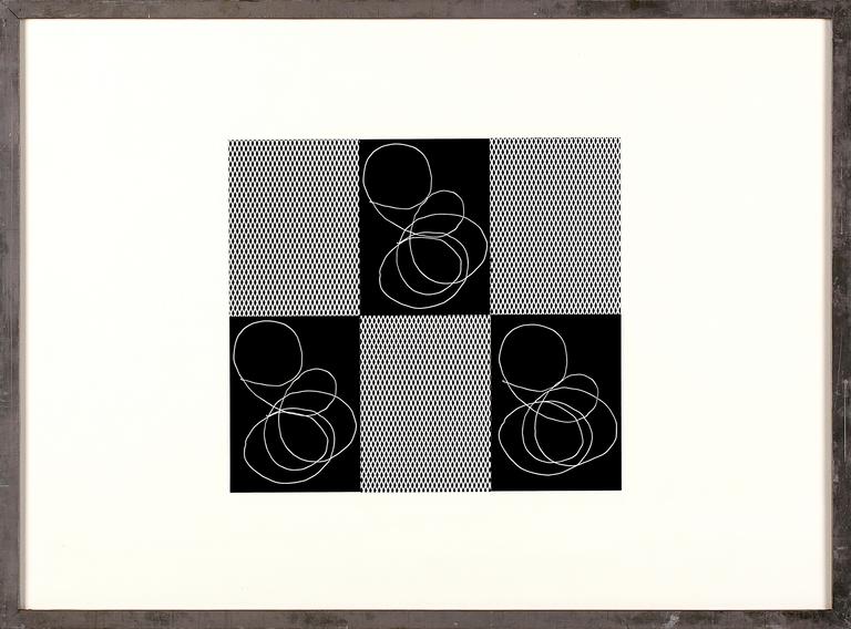 Catalogue raisonné, Henri Foucault, Grille n° 2 - 1992