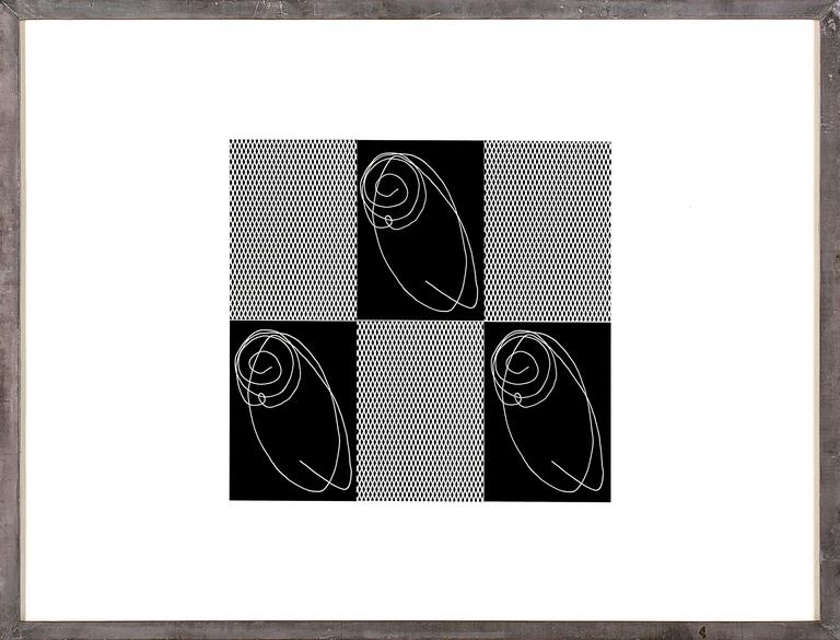 Catalogue raisonné, Henri Foucault, Grille n° 4 - 1992