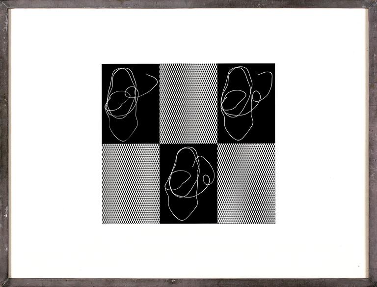 Catalogue raisonné, Henri Foucault, Grille n° 5 - 1992