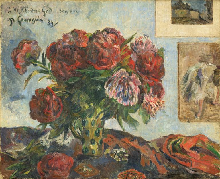 Catalogue raisonné, Paul Gauguin, Le Vase de Pivoines I ou Les Pivoines I, 1884