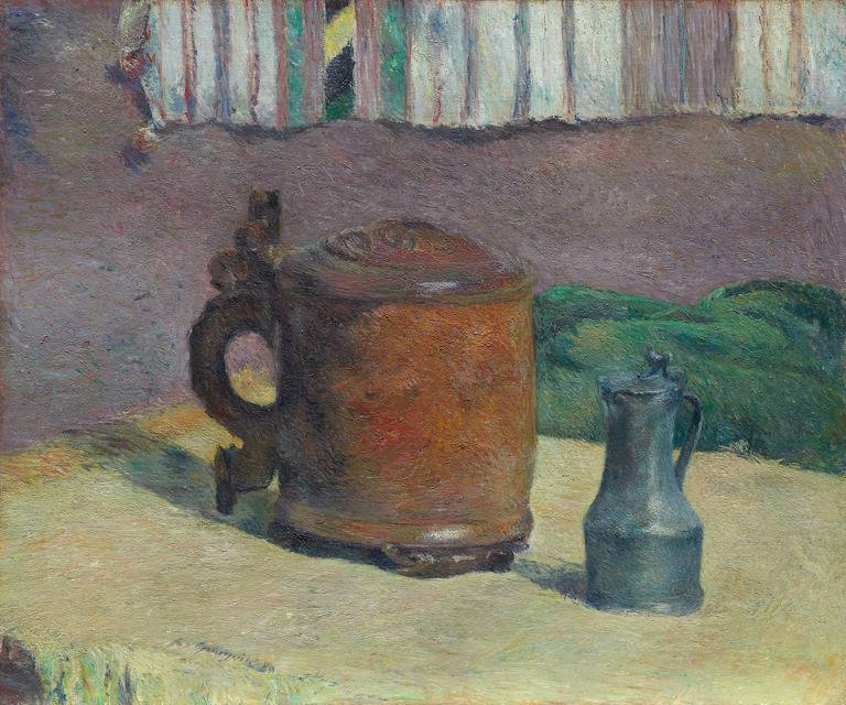 Catalogue raisonné, Paul Gauguin, Nature morte à la cruche d'argile et à la tasse en fer, 1880