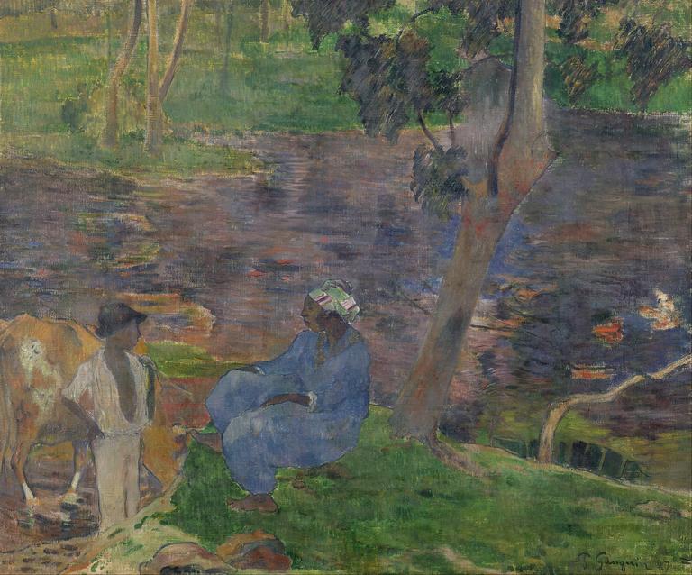 Catalogue raisonné, Paul Gauguin, Au bord de la rivière, 1887