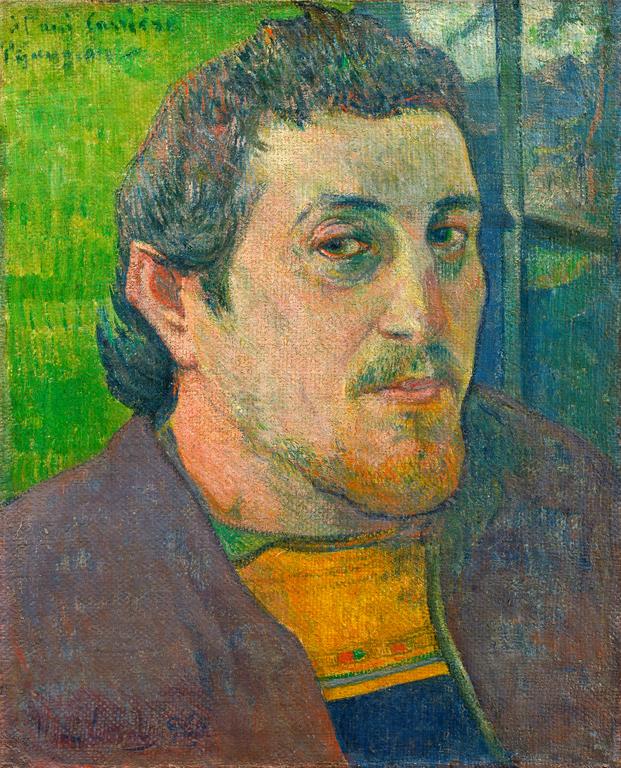 Catalogue raisonné, Paul Gauguin, Autoportrait à l'ami Carrière, circa 1888-1889