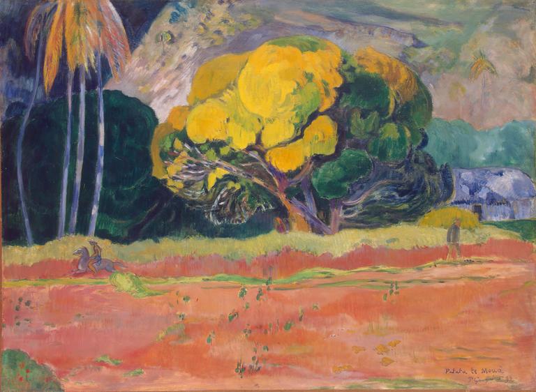 Catalogue raisonné, Paul Gauguin, Fatata te Moua ou Au Pied de la montagne, 1892