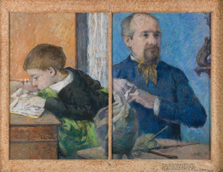 Catalogue raisonné, Paul Gauguin, Le Sculpteur Aubé et son fils, 1882