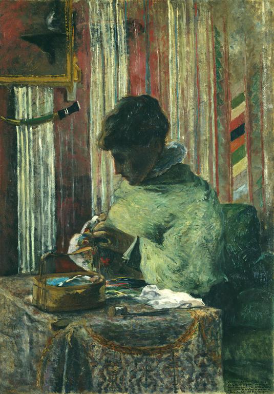 Catalogue raisonné, Paul Gauguin, La Brodeuse (Mette), 1880