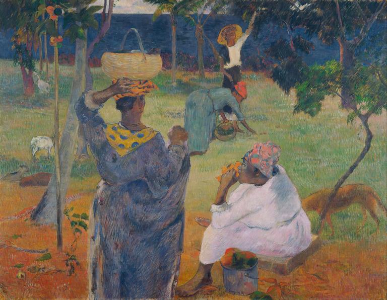 Catalogue raisonné, Paul Gauguin, La Cueillette des fruits ou Aux Mangos, 1887