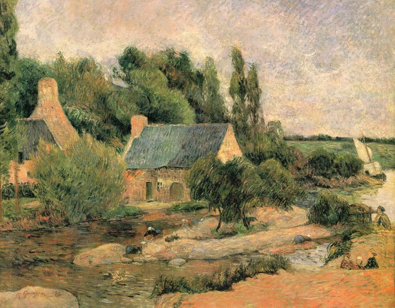 Catalogue raisonné, Paul Gauguin, Les Lavandières à Pont-Aven, 1886