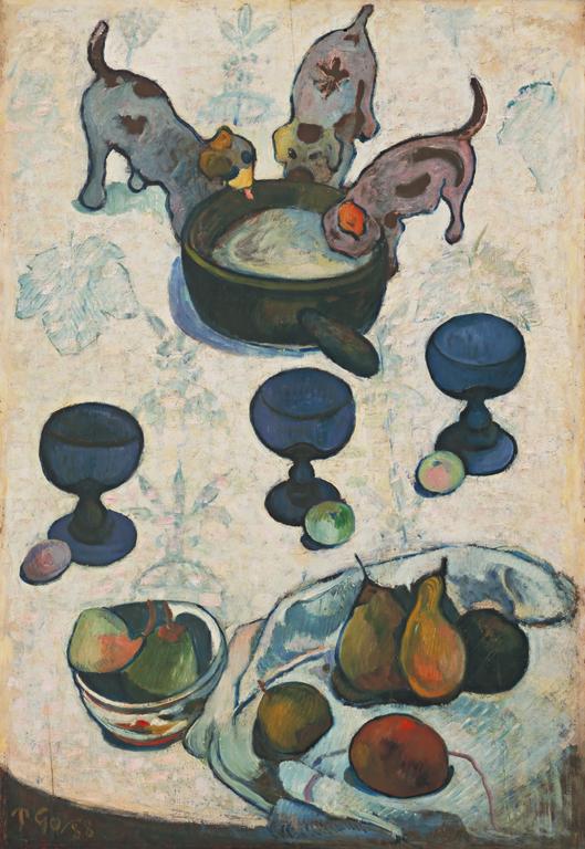 Catalogue raisonné, Paul Gauguin, Nature morte aux trois petits chiens, 1888
