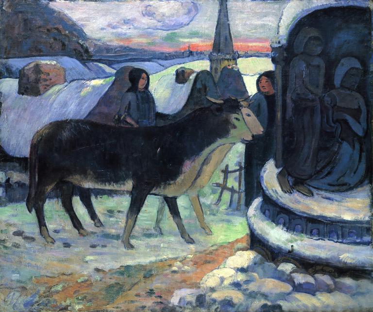 Catalogue raisonné, Paul Gauguin, Nuit de Noël ou La bénédiction des bœufs, circa 1894-1898