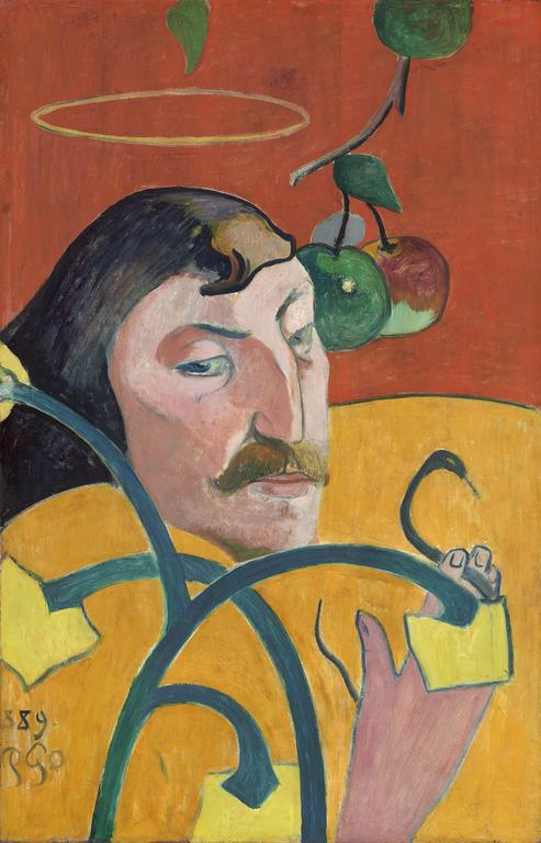 Catalogue raisonné, Paul Gauguin, Autoportrait en charge ou Autoportrait au Nimbe, 1889
