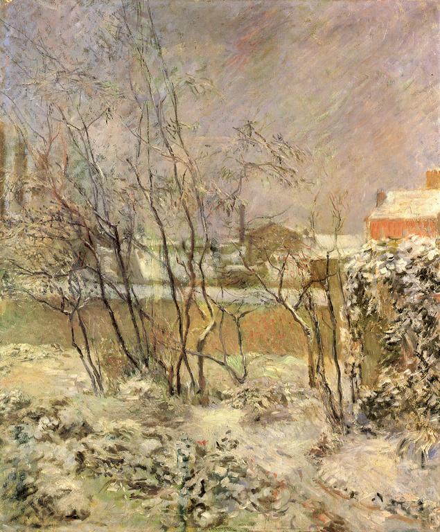 Catalogue raisonné, Paul Gauguin, La Neige rue Carcel, 1883