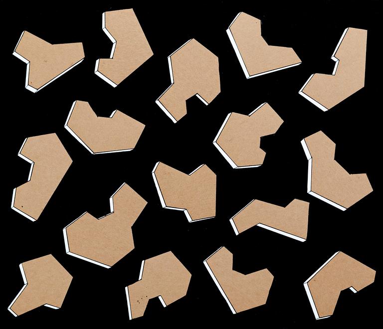 Catalogue raisonné, Henri Foucault, Relief-collage 2 - 1993