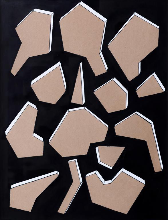 Catalogue raisonné, Henri Foucault, Relief-collage 3 - 1993