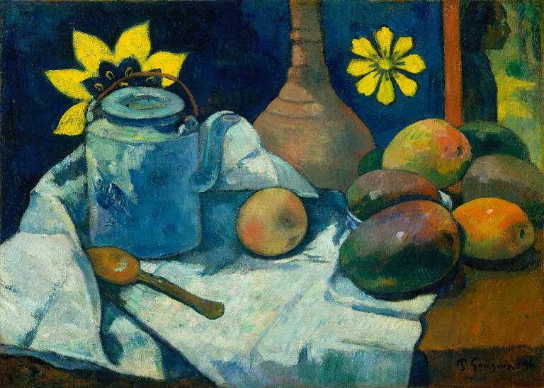 Paul Gauguin, La Théière et les fruits, 1896