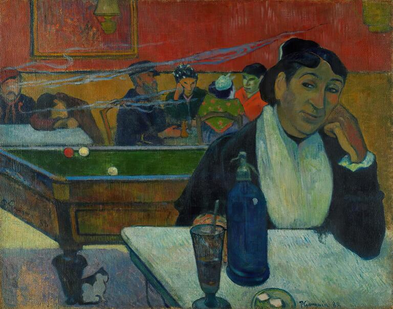 Paul Gauguin, café de Nuit, Arles, 1888