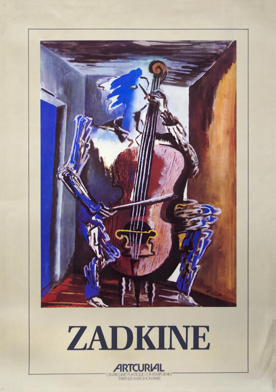 Affiche Ossip Zadkine par Artcurial