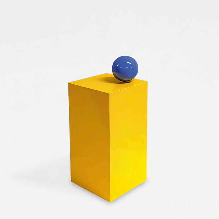 Catalogue raisonné, Albert Chubac, Parallélépipède jaune et sphère bleue
