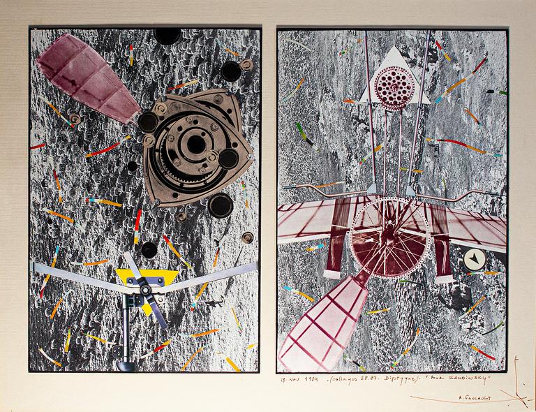 Catalogue raisonné, Henri Foucault, Collages Kandisky - 1984