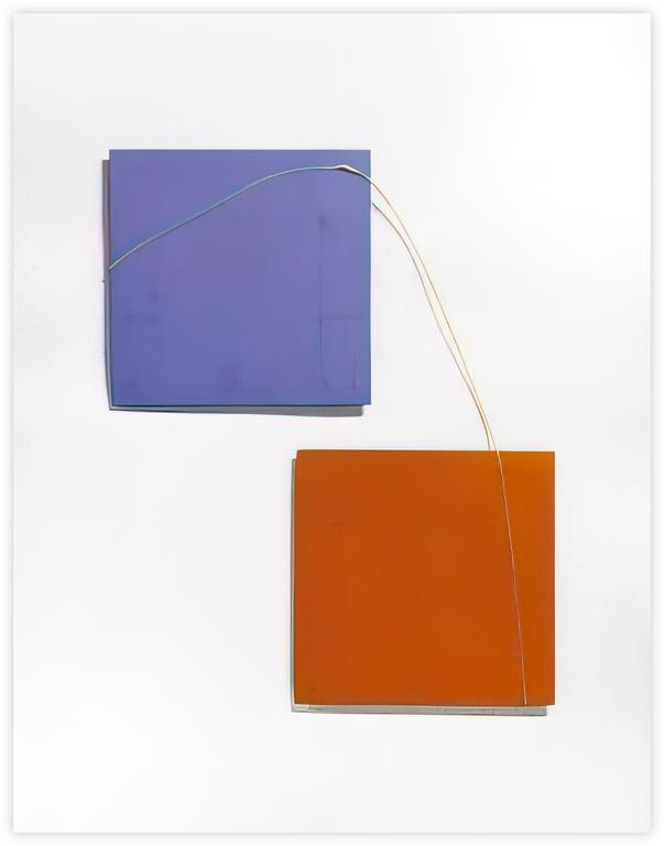 Catalogue raisonné, Albert Chubac, Collage géométrique aux deux carrés reliés