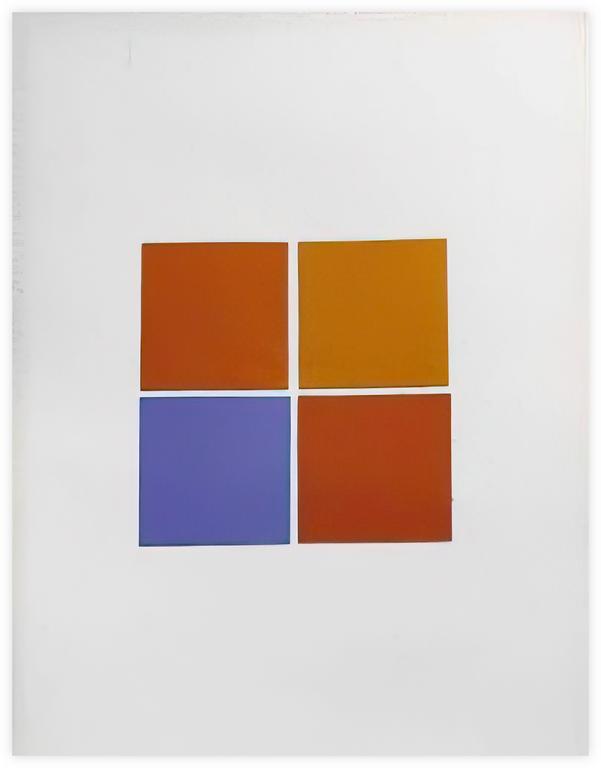 Catalogue raisonné, Albert Chubac, Collage aux quatre carrés disjoints
