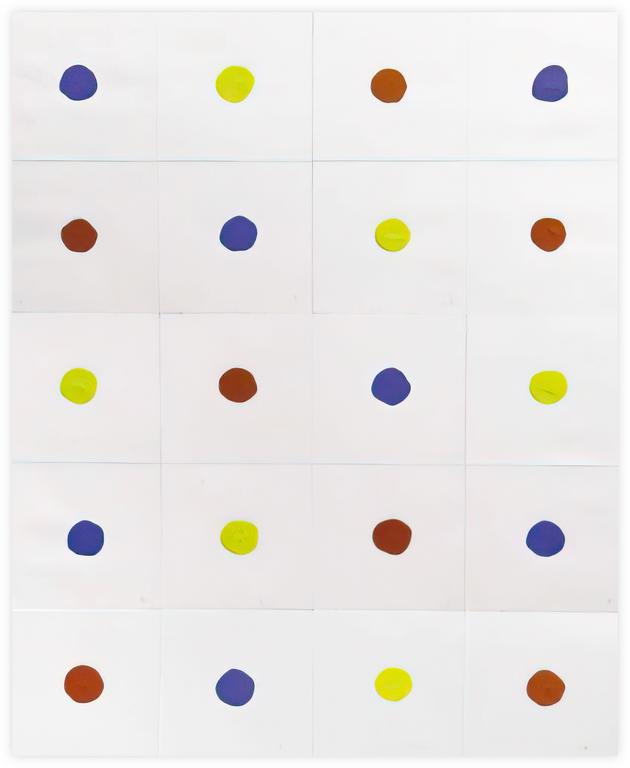 Catalogue raisonné, Albert Chubac, Gouache et collage de points