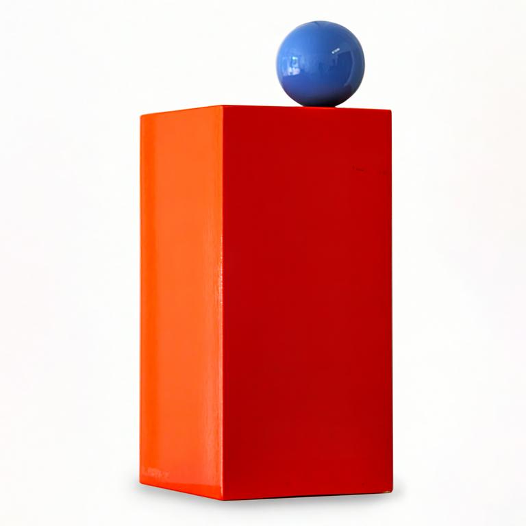 Catalogue raisonné, Albert Chubac, Parallélépipède rouge à la sphère bleue