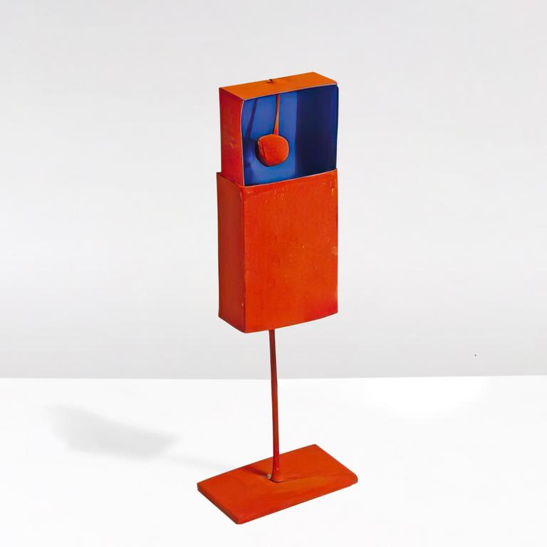 Catalogue raisonné, Albert Chubac, Maquette boîte d'allumettes rouge à la sphère