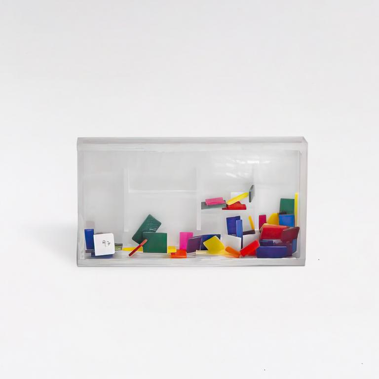 Catalogue raisonné, Albert Chubac, Grande boîte aux assemblages de plexiglas coolorés