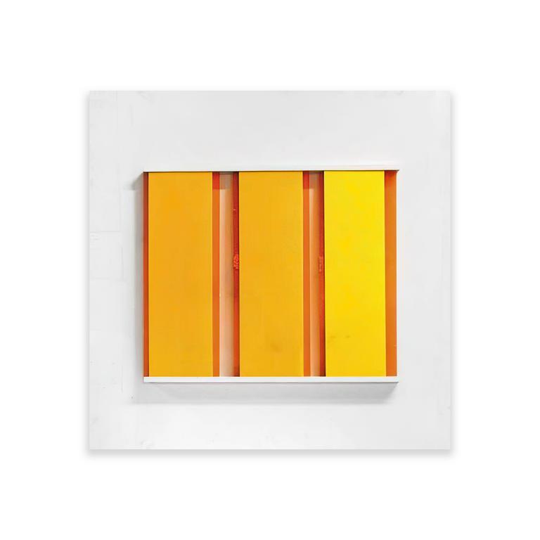 Catalogue raisonné, Albert Chubac, Sculpture modifiable jaune et orange