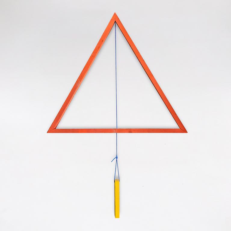 Catalogue raisonné, Albert Chubac, Triangle rouge au bâton suspendu