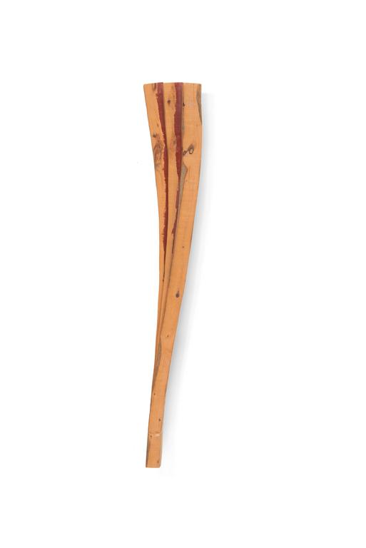 Sans titre, 1970-1976, bois collés, peinture, 88 x 13 x 4 cm