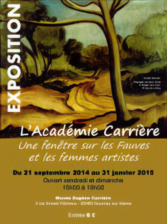 Exposition Eugène Carrière et son Académie, 2014