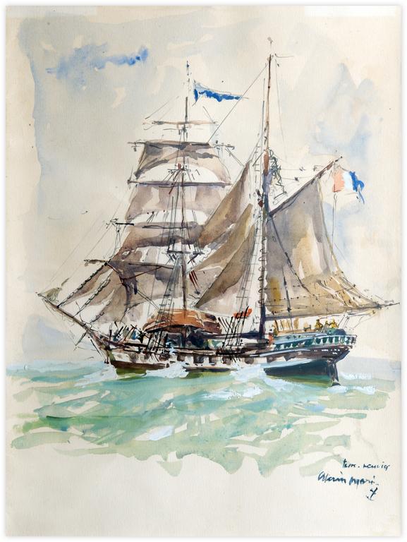 Catalogue raisonné, Marin Marie, Morutier du 18e siècle