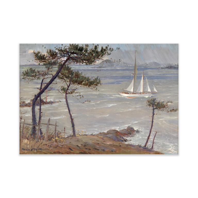 Catalogue raisonné, Marin Marie, Voilier de Joe Klipffel ou Paw Kap à Chausey