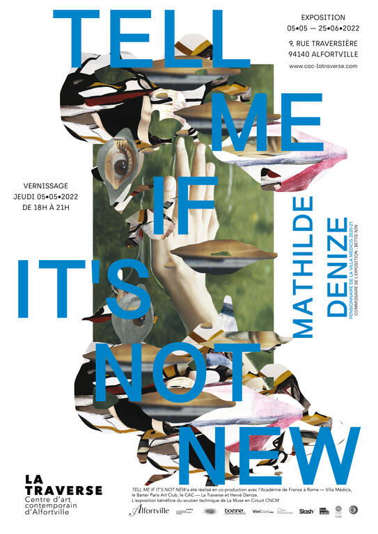 affiche de l'exposition TELL ME IF IT'S NOT NEW