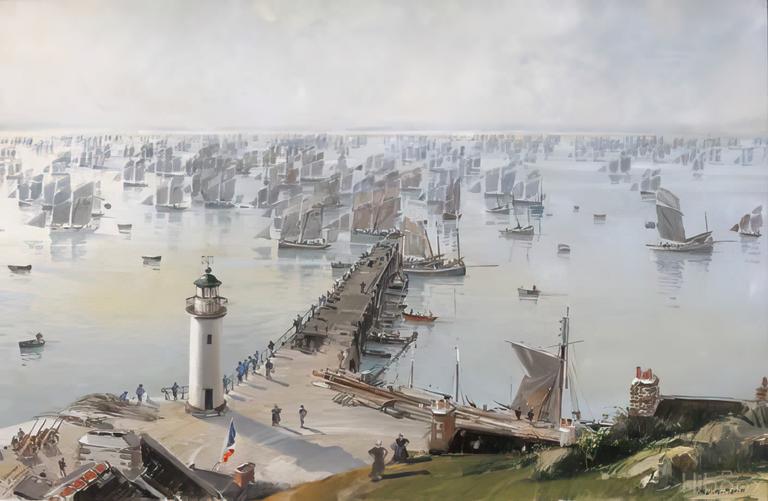 Catalogue raisonné, Marin Marie, Cancale : la Caravane