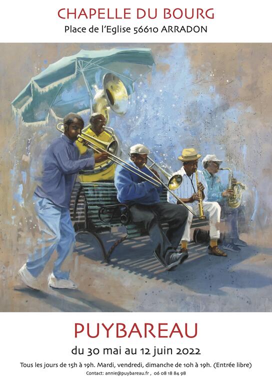  Jazz in New-Orleans 120x120 cm