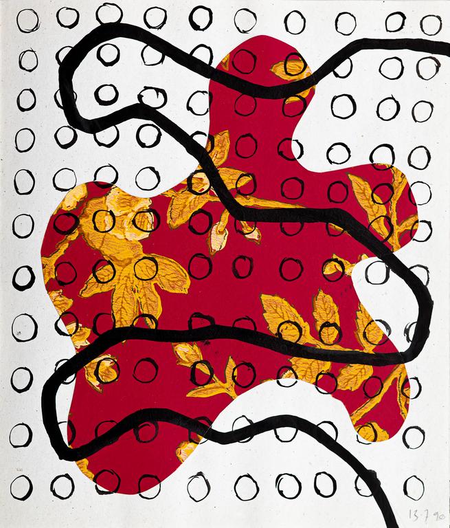 Catalogue raisonné, Henri Foucault, Dessin R - 1990