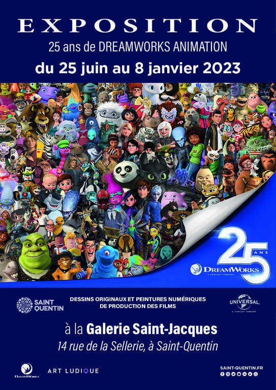 Exposition DreamWoorks 25 ans d'animation