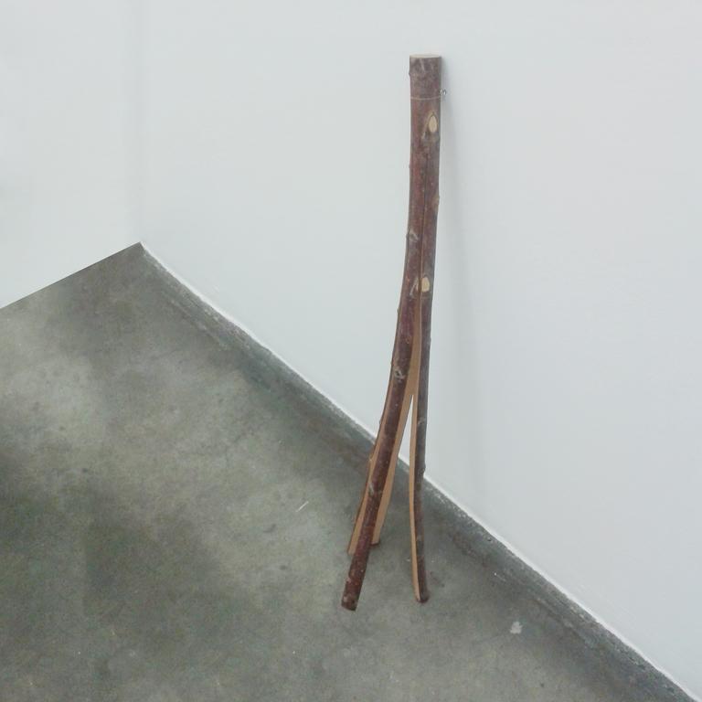 Toni Grand, sculpture sans titre, bois fendu