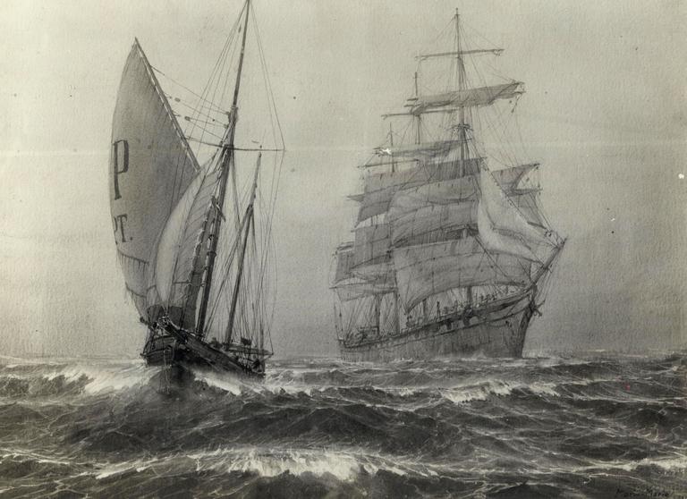 Catalogue raisonné, Marin Marie, Pilote de port Talbot et cap hornier