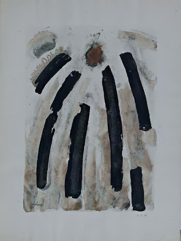 Catalogue raisonné, Robert Malaval, Bâtons convergents - 1959