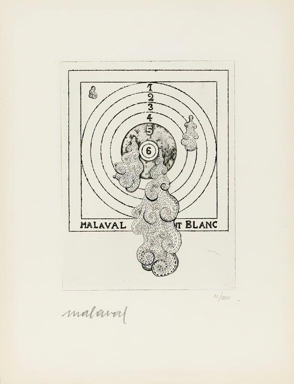 Catalogue raisonné, Robert Malaval, La Cible - 1964