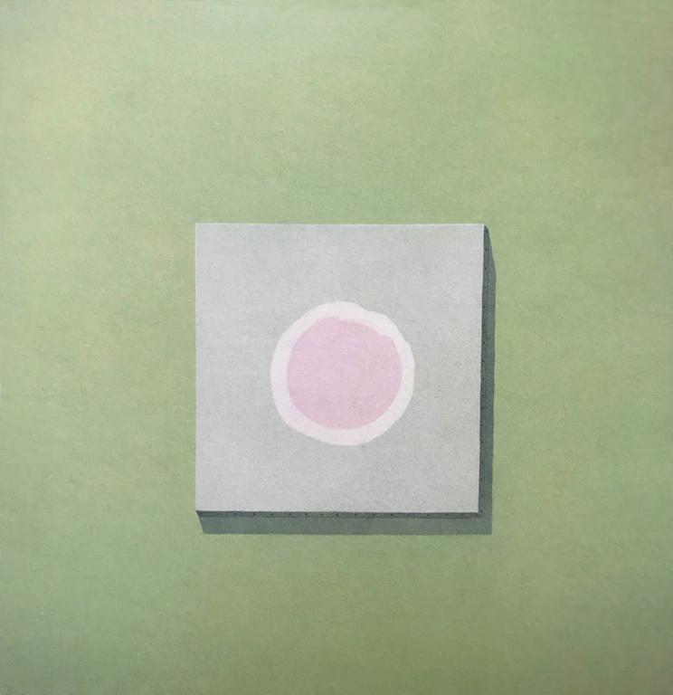 Catalogue raisonné, Robert Malaval, Tableau sur Mur vert - 1972