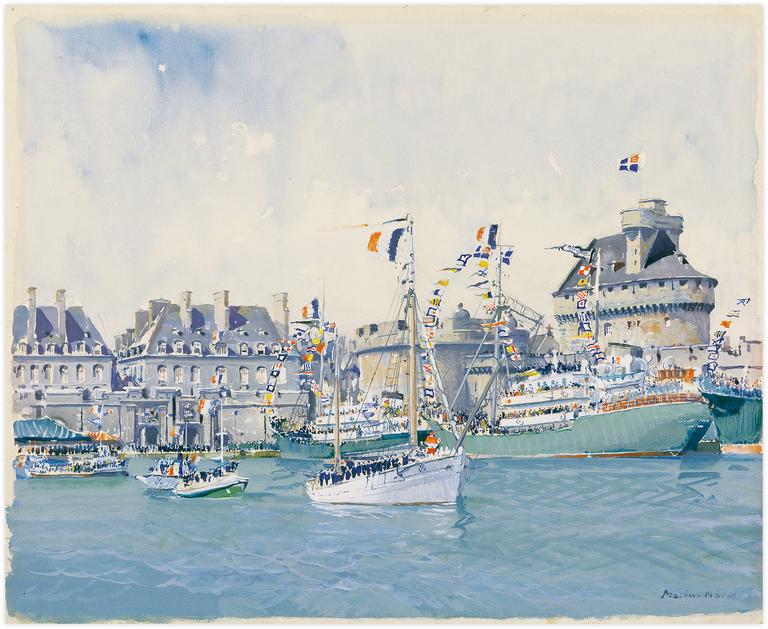 Catalogue raisonné, Marin Marie, Pardon des Terre-Neuvas à Saint-Malo