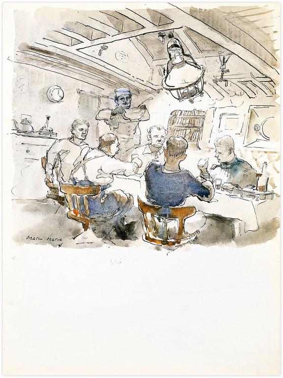 Catalogue raisonné, Marin Marie, Le Carré à bord du Pétrel